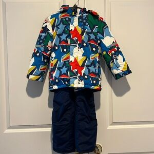 Mini Biden Ski Jacket with Stars size 5-6Y